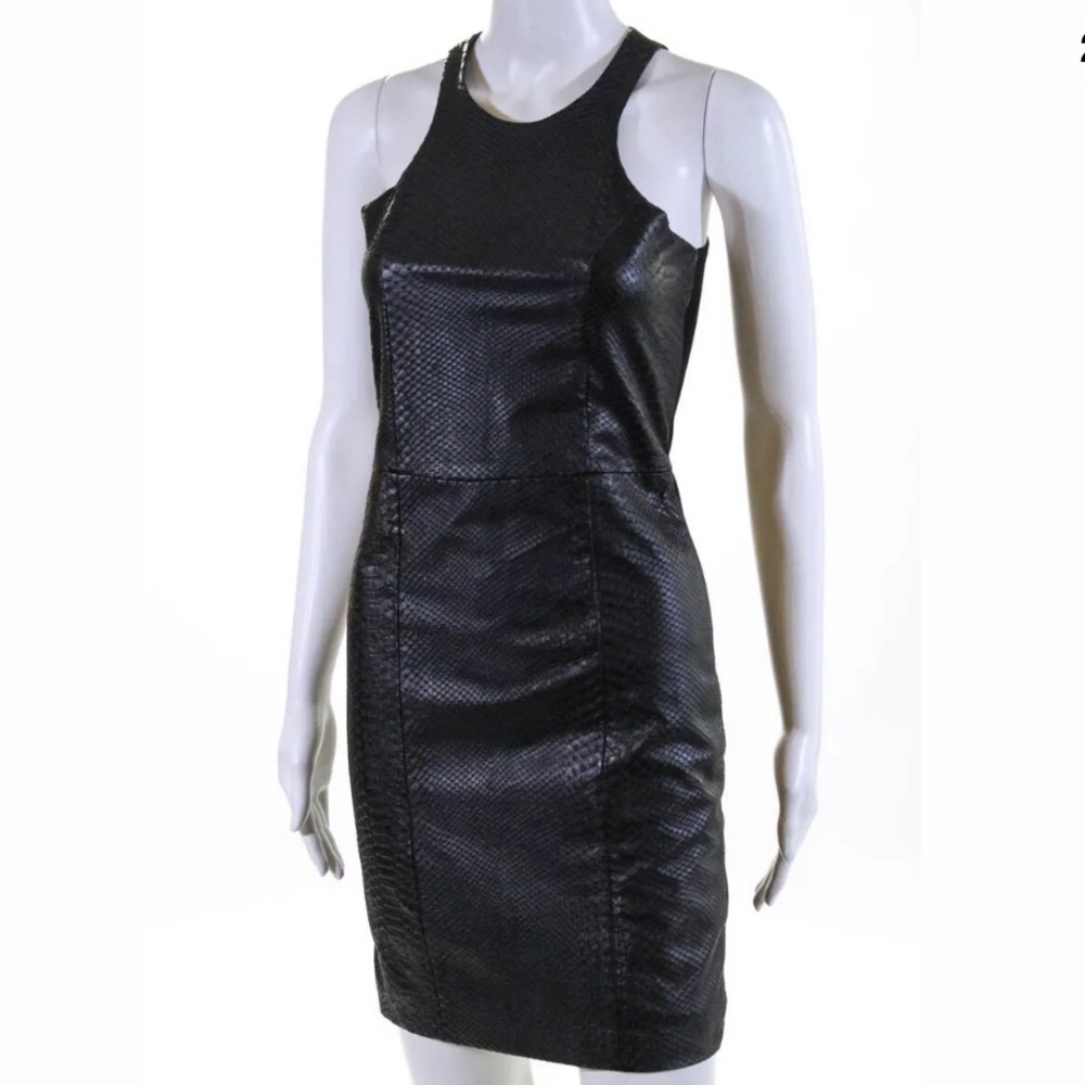 Mason X Michelle Mason lambskin leather tank dress - Picture 6 of 8